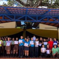 253 jóvenes de los Colegios Técnicos Profesionales de: Cartagena, Santa Barbara, Carrillo, 27 de abril, Santa Cruz, Liceo de Villarreal, Belén y Ostional, recibieron una certificación del programa NEO de EduTech para mejorar el dominio del idioma inglés.