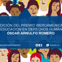 Imagen de presentación del Premio de Educación en Derechos Humanos