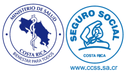 Logos del Ministerio de Salud y de la Caja Costarricense del Seguro Social