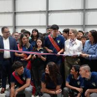 Estudiantes del Liceo Rural de Santa Rosa reciben sus nuevas instalaciones