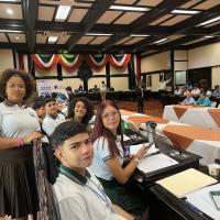 56 estudiantes limonenses conformaron el Parlamento Joven Caribe 2024