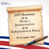 29 Octubre - firma y juramentación independencia