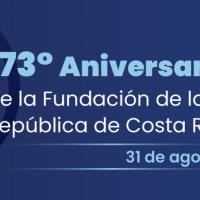 173° Aniversario de la Fundación de la República de Costa Rica, 31 de agosto