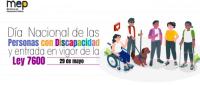 Día Nacional de las Personas con Discapacidad y entrada en vigor de la Ley 7600.