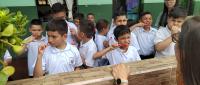 450 estudiantes de la Escuela Juan Rafael Mora Porras participan del “lavatón” y concientizan sobre la Semana de la Salud Bucodental