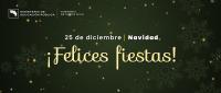 25 de diciembre, Navidad. ¡Felices fiestas!