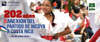 202 años de la Anexión del Partido de Nicoya a Costa Rica 25 de julio 1824