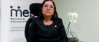 Ministra de Educación, Guiselle Cruz Maduro.
