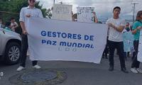 Estudiantes de Guararí participaron en caminata por la paz