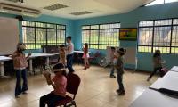 Estudiantes aprendieron distintos saberes de las ciencias y las artes.