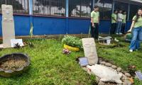 Estudiantes y profesores del Liceo de Curridabat reprodujeron piezas de arte precolombino 