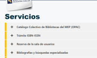 Brinda información sobre los servicios, productos y recursos clave dirigidos a estudiantes, docentes, administrativos, funcionarios de oficinas centrales.