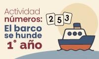 Actividad números El barco se hunde 1° año