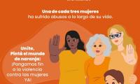 Uníte, Pintá el mundo de naranja: ¡Pongamos fin a la violencia contra las mujer.