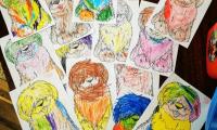 Dibujos de perros coloreados por niños y niñas